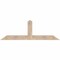 Ekena Millwork Portland Smooth Timber Gable Bracket, Douglas Fir, 72"W x 24"H x 3 1/2"D x 5 1/2"F, 8/12 Pitch GBW072X24X0406POR00SDF - alternate 1